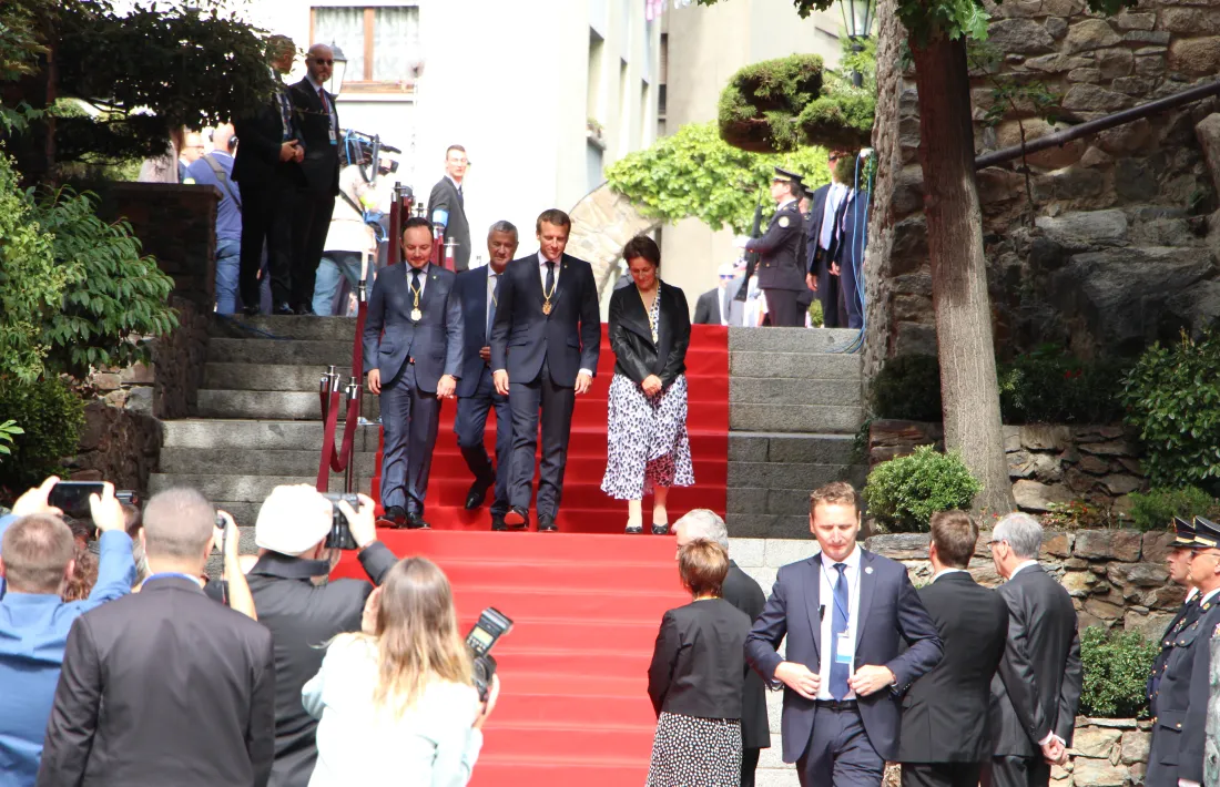 La visita que va realitzar el copríncep francès, Emmanuel Macron, a Andorra el 2019.