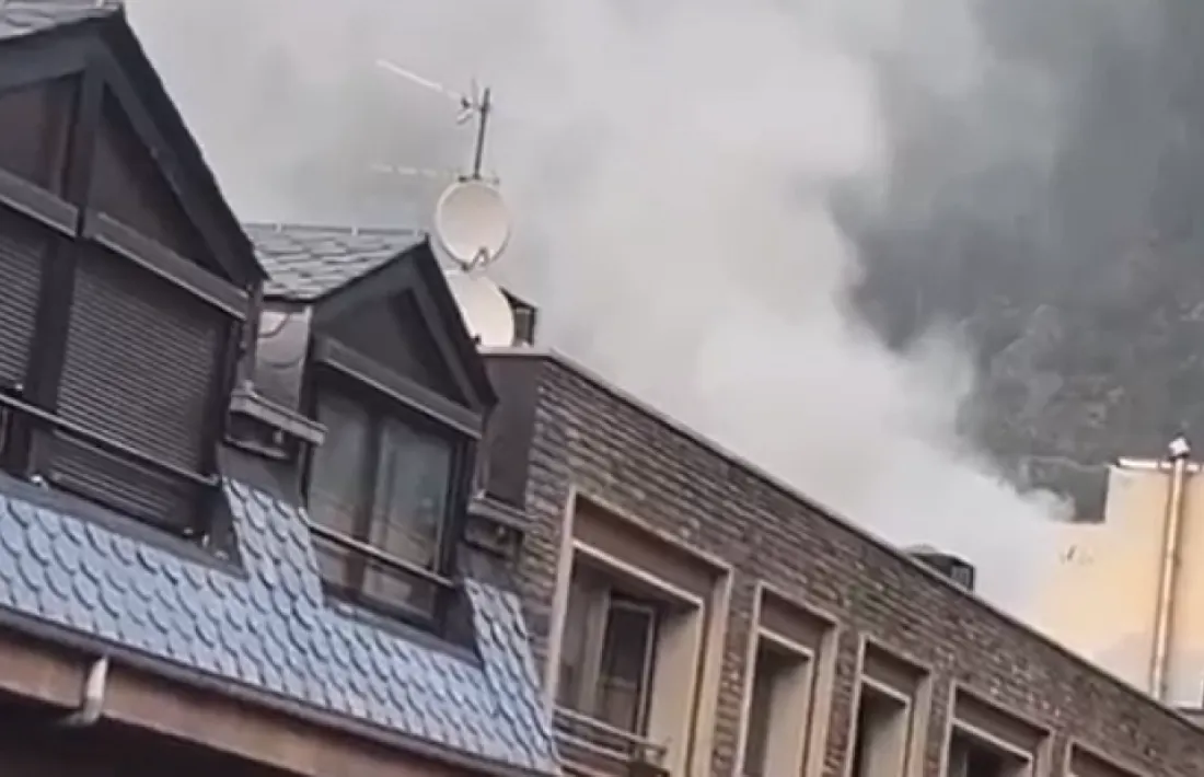 L'incendi s'ha declarat aquest vespre.