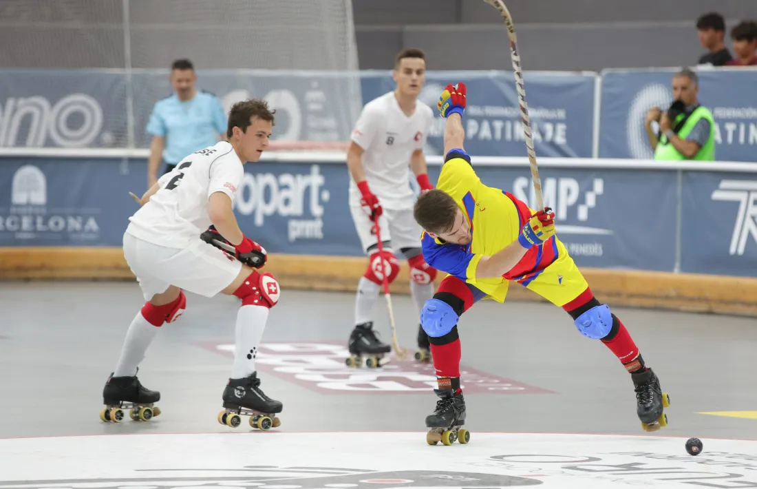 Gerard Miquel, en una acció del partit.