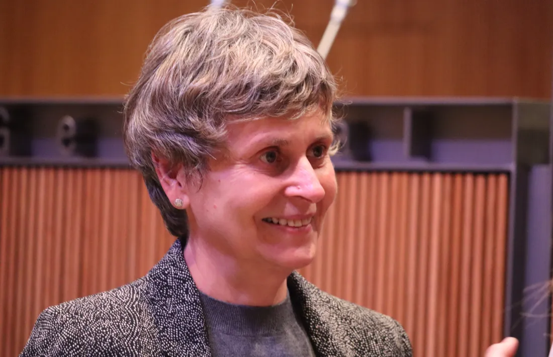 La presidenta suplent del grup parlamentari socialdemòcrata, Susanna Vela.