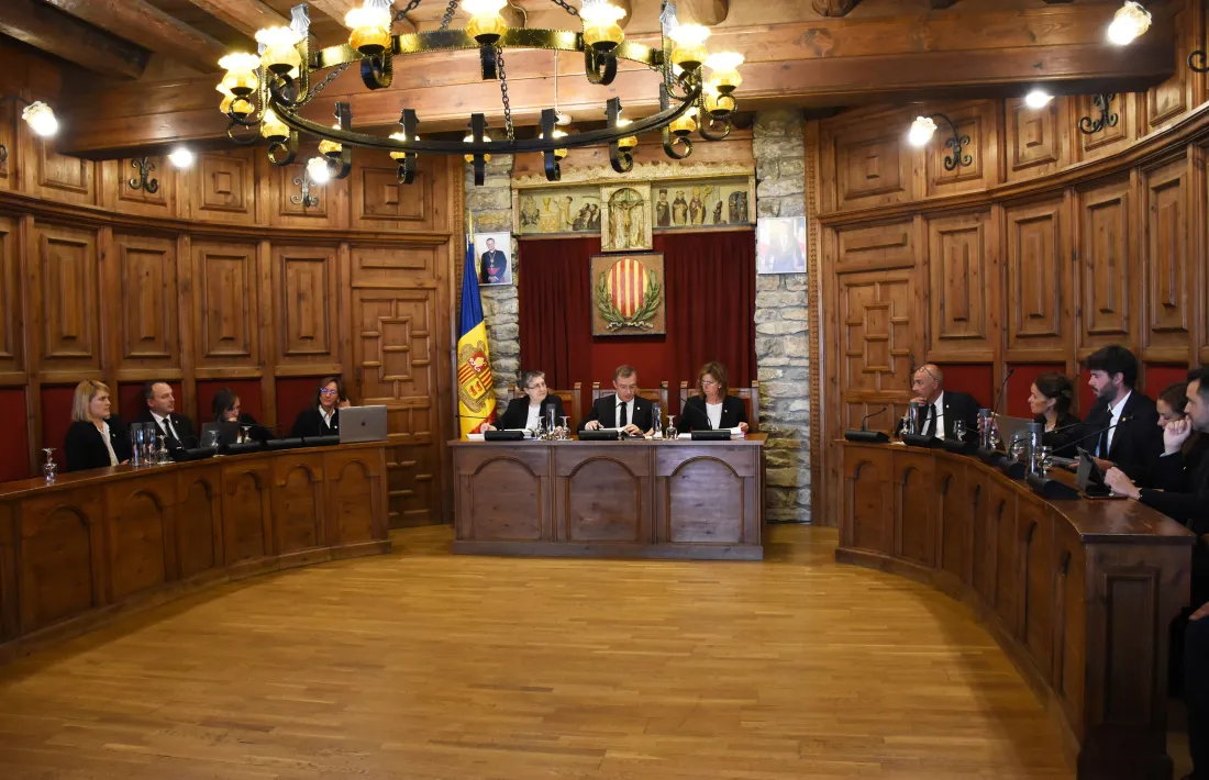La sessió del Consell de Comú de Sant Julià de Lòria.