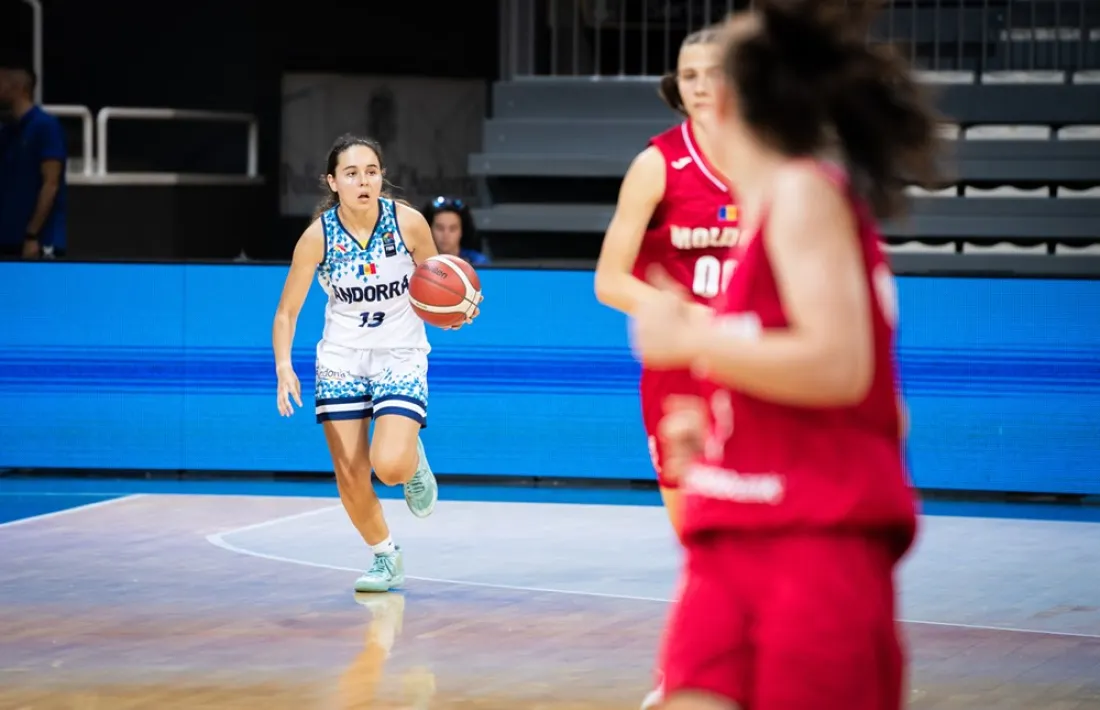 Andrea Cobo va ser, novament, la màxima anotadora de la selecció U16 femenina.