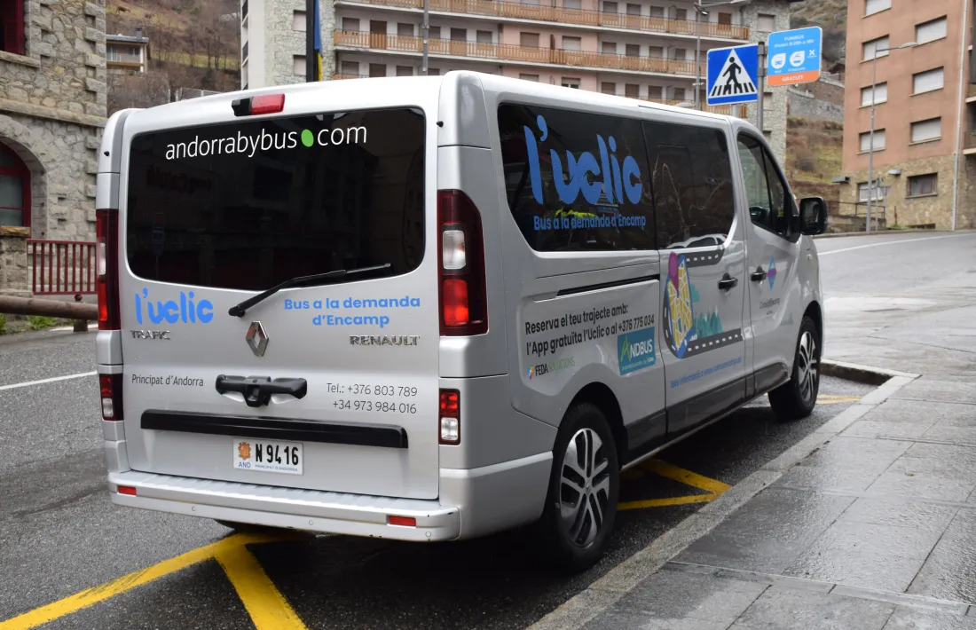 El bus a la demanda d'Encamp.