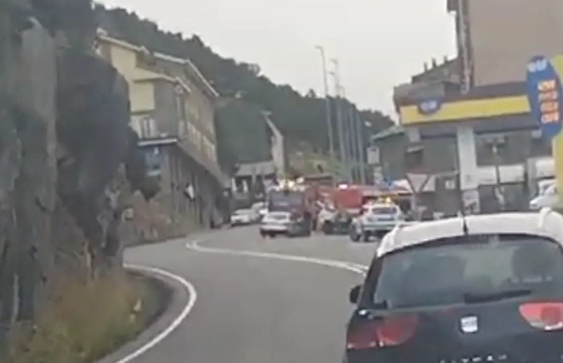 Les cues que s'han generat a causa de l'accident.