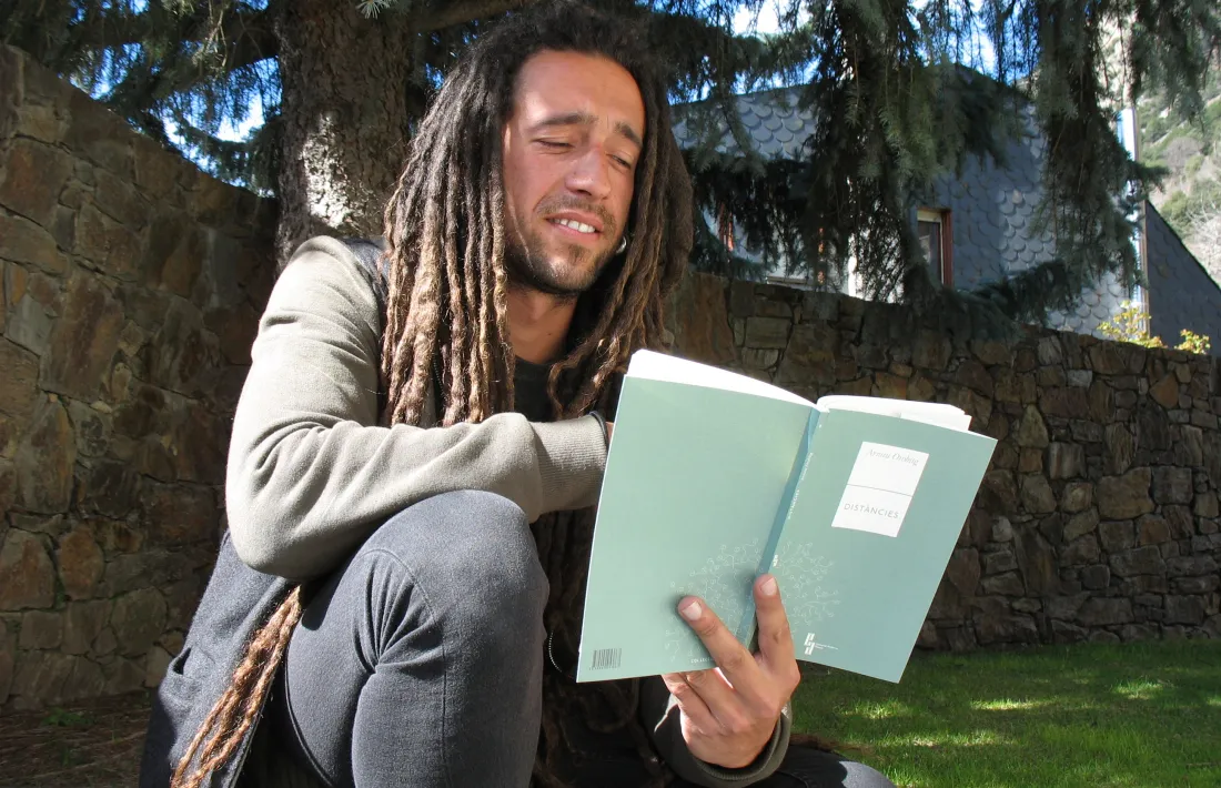 Arnau Orobitg, un dels poetes participants. 