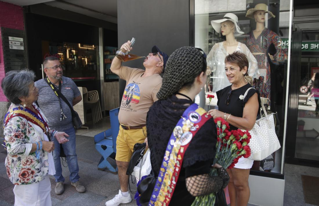 Un moment del Dia del turista que va tenir lloc ahir al migdia.