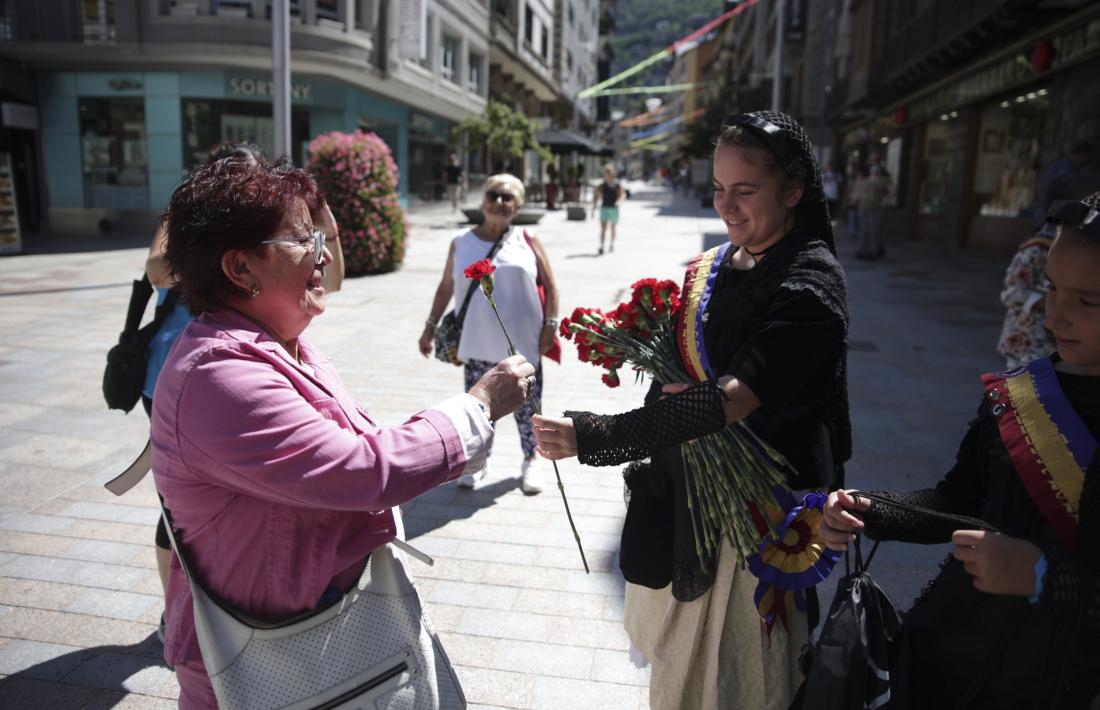 Un moment del Dia del turista que va tenir lloc ahir al migdia.
