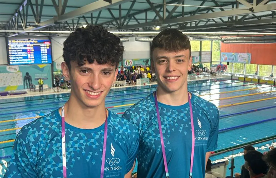 Biel Cuen i Arnau Segarra, a Maribor.