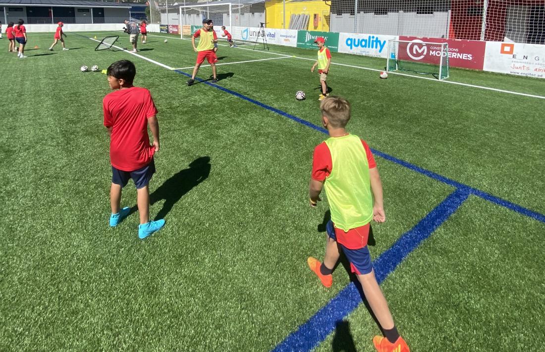 Un entrenament d'aquest segon Campus Tots Marquem.