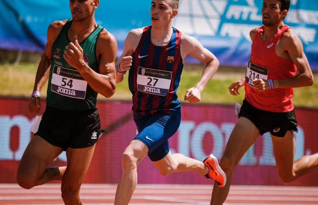 Pol Moya va aconseguir una sisena posició als 1.500 metres del Campionat d’Espanya.