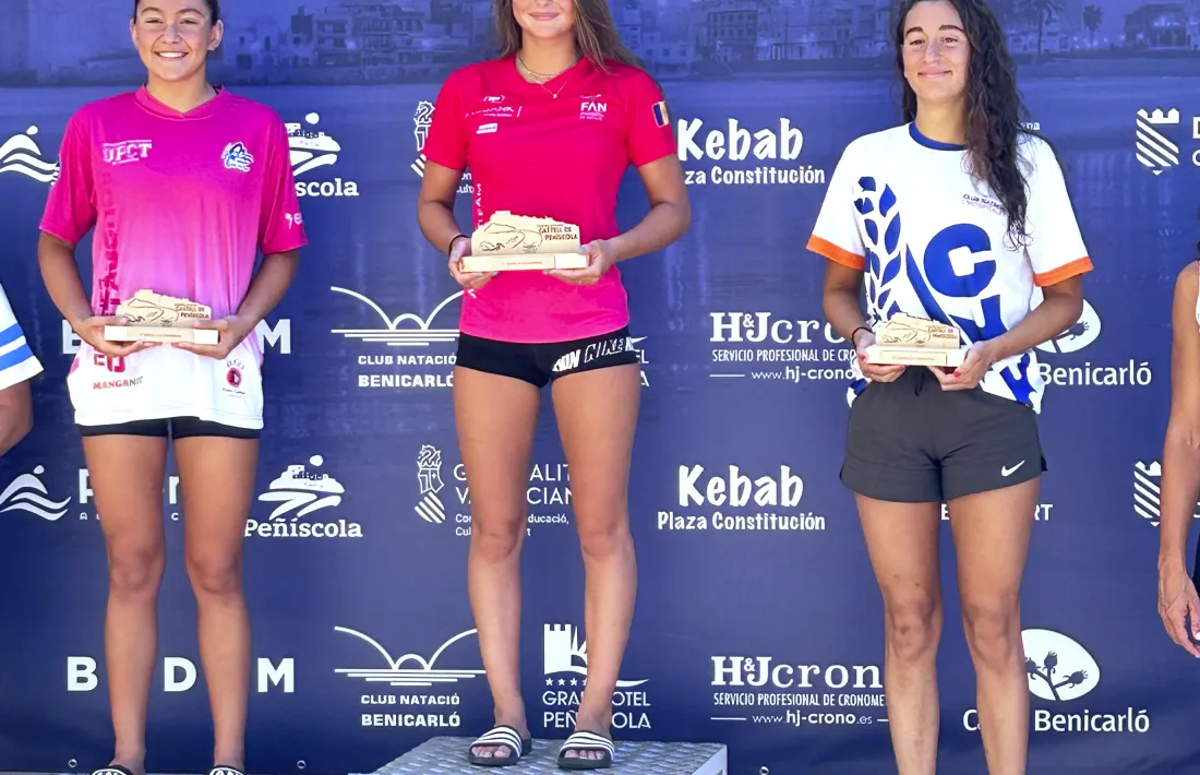 Alexandra Mejía, al lloc més alt del podi a Peñiscola.