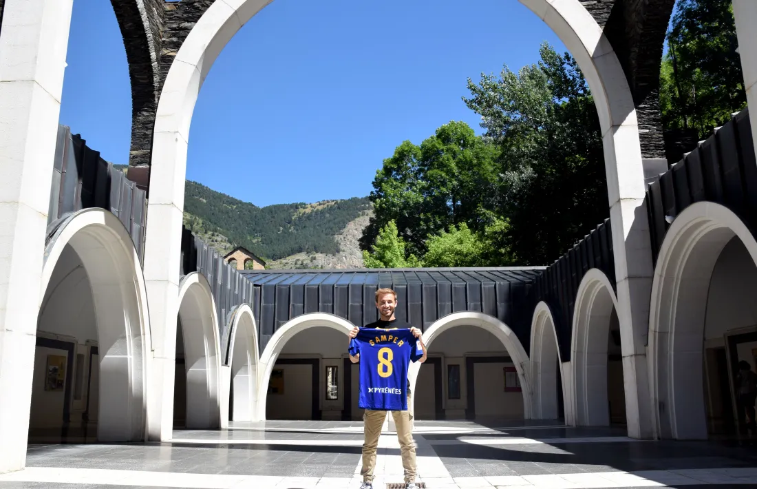 Sergi Samper, el fitxatge destacat de l’estiu de l’FC Andorra, de Japó al Principat.