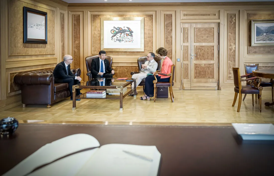 Lladós i Espot reunits amb Mikuriya