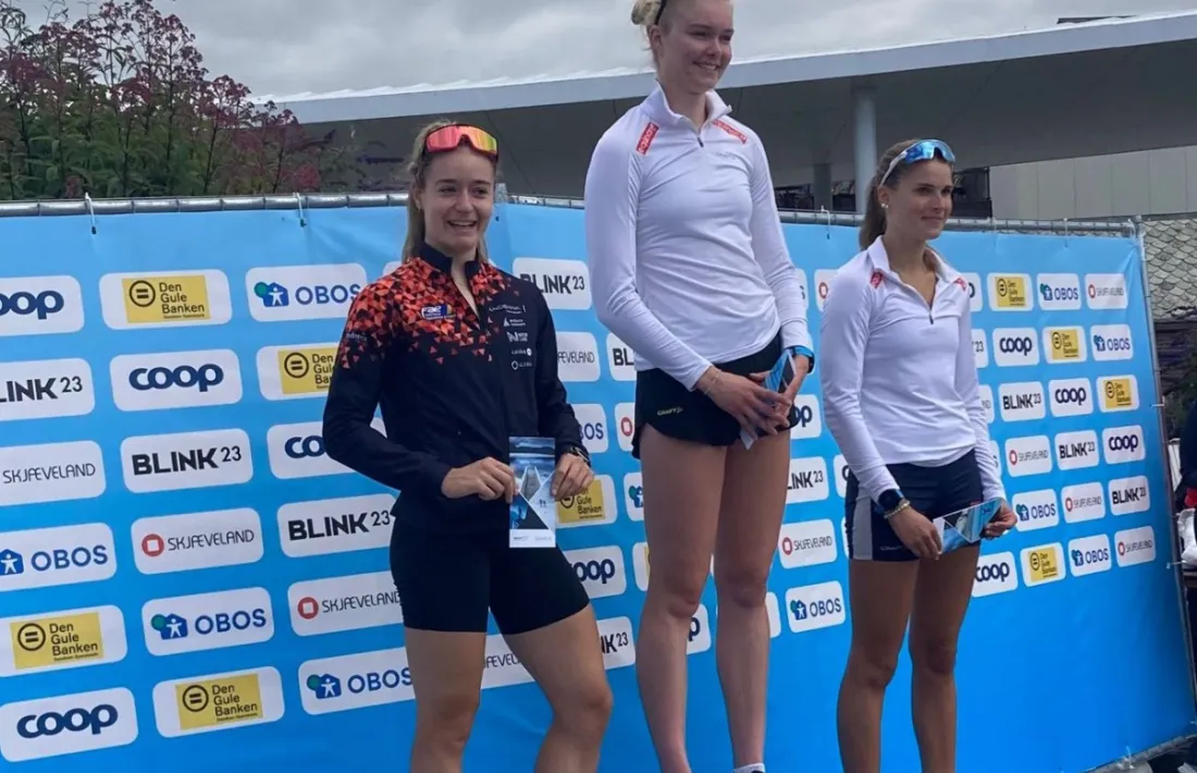 Gina del Rio, al segon lloc del podi júnior.