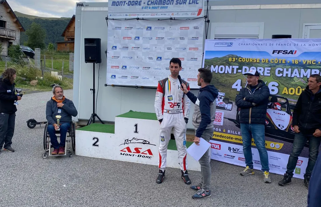 Raül Ferré es va quedar a tocar del podi a la prova de Mont-Dore.