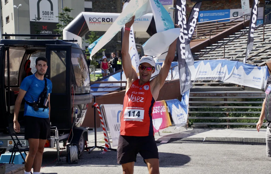 Iván Tejero, corredor de curses de muntanya asturià, va vèncer al Pas de la Casa.