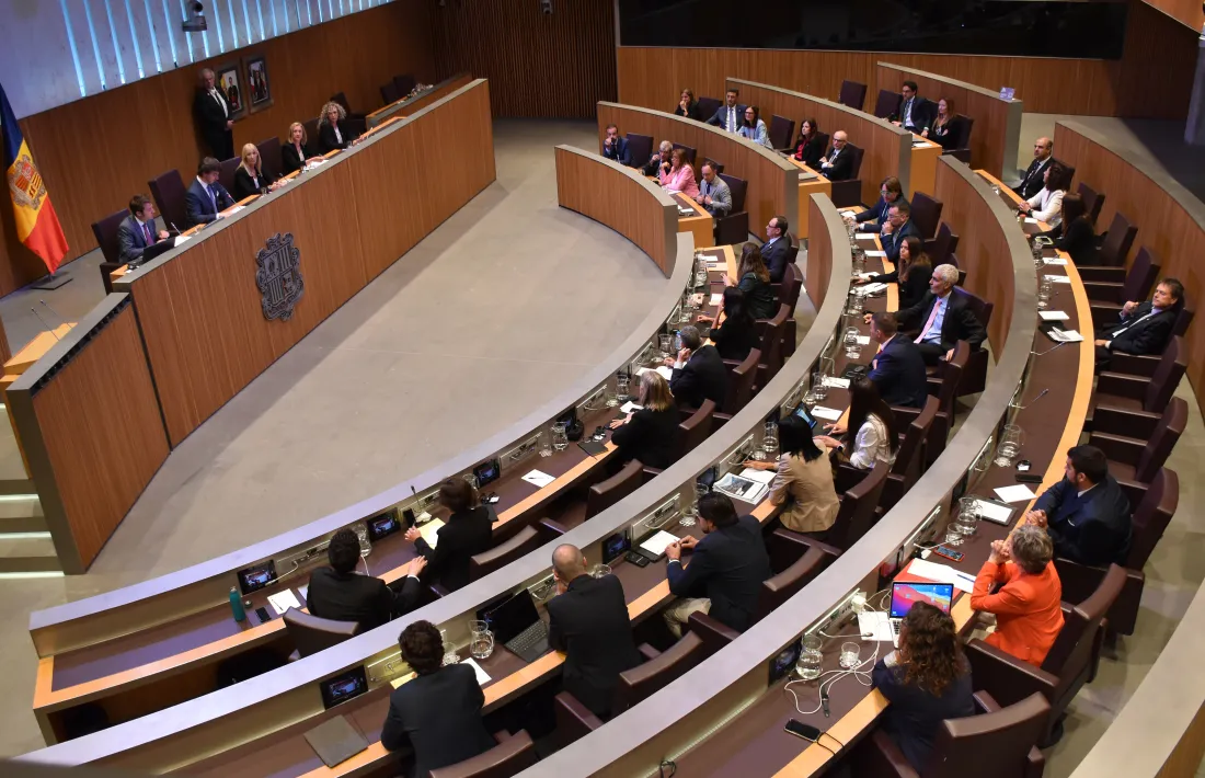 Una sessió del Consell General.