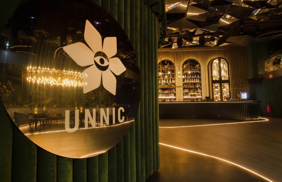 Un dels espais interiors del centre d'oci Unnic.