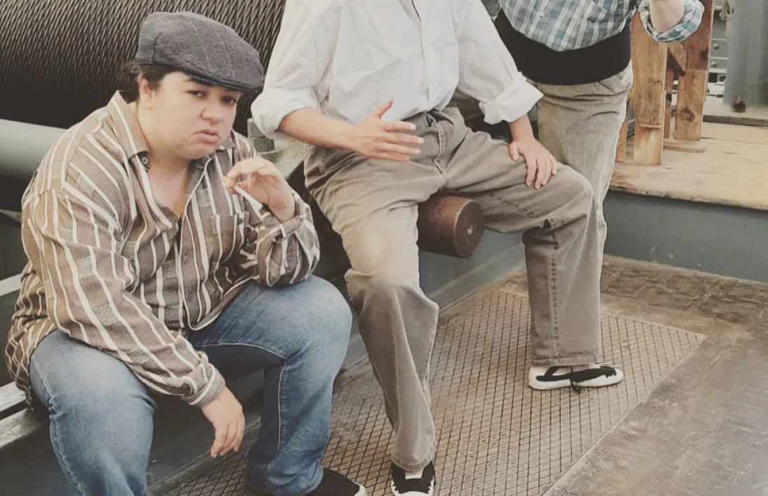 Un moment de la representació teatral.