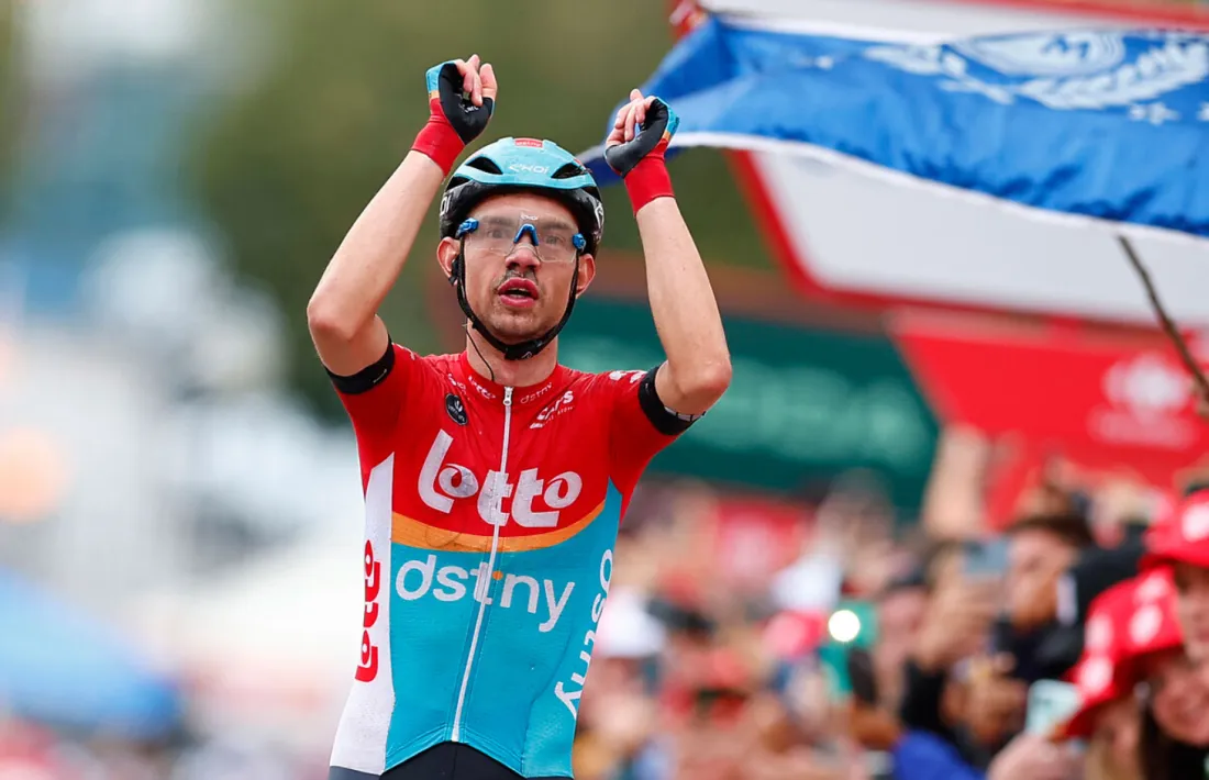 Andreas Kron, el vencedor de la segona etapa amb final a Montjuïc.