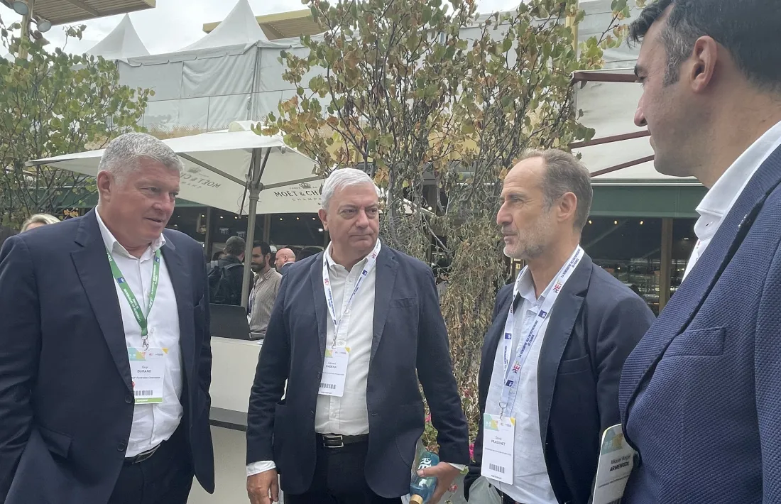 La delegació de la CEA al Rencontre des Entrepreneurs de France.