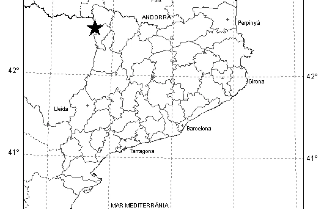 L'epicentre es situa a Osca.