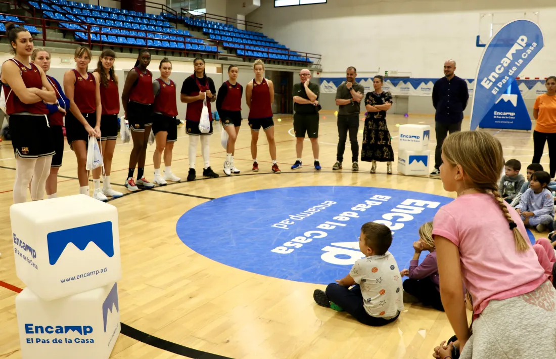 El Barça CBS, al complex d’Encamp.