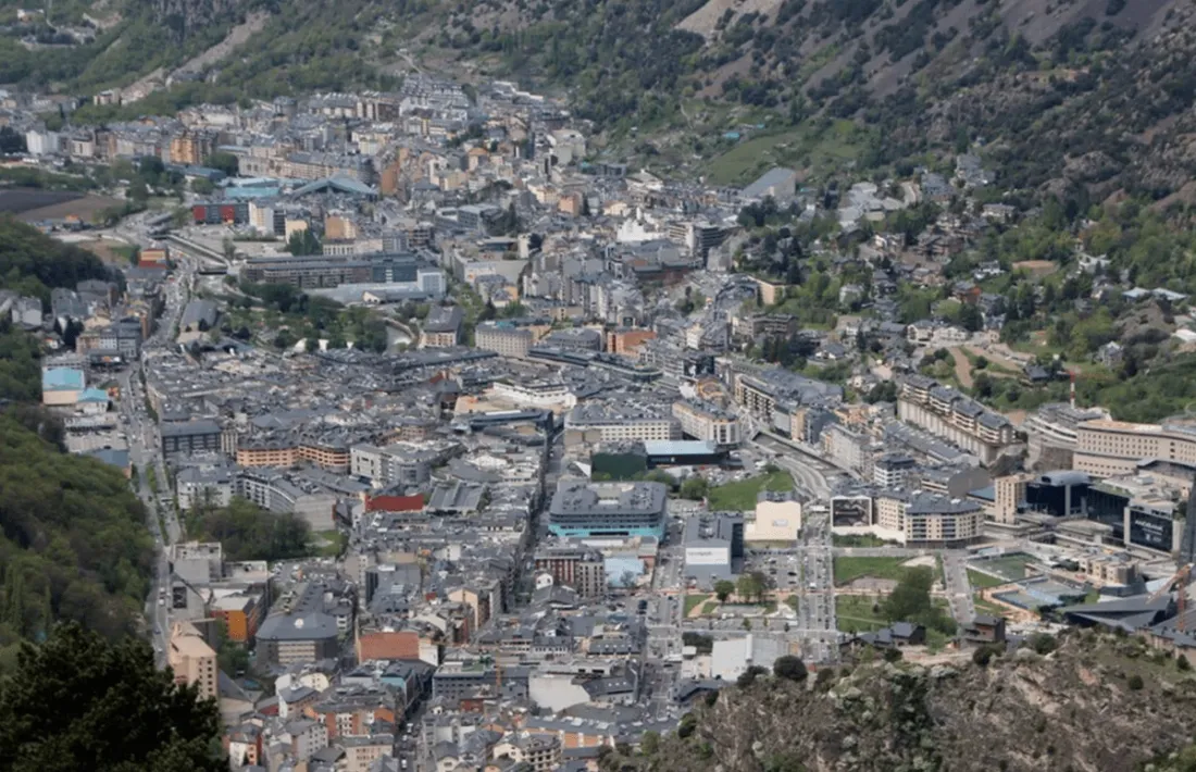 Vista de la vall central.