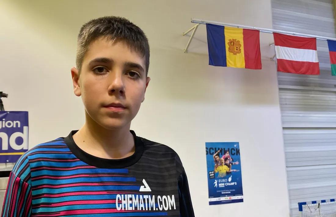 Oriol Martinez, a l'Euro Mini Champs.