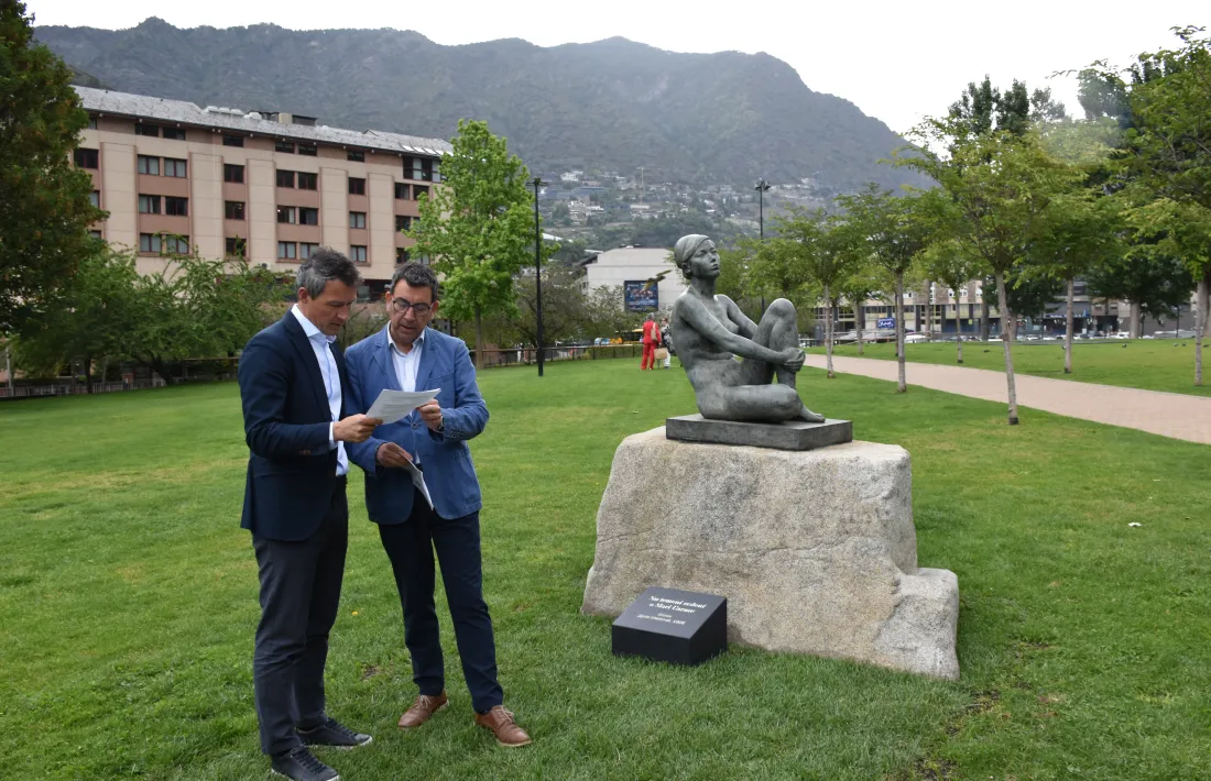 Els cònsols, el dia de la presentació del certamen. 