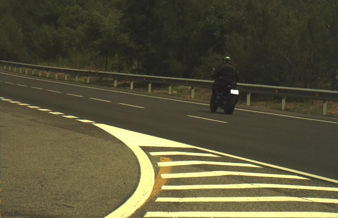 Imatge captada per les càmeres de vigilància del trànsit. 