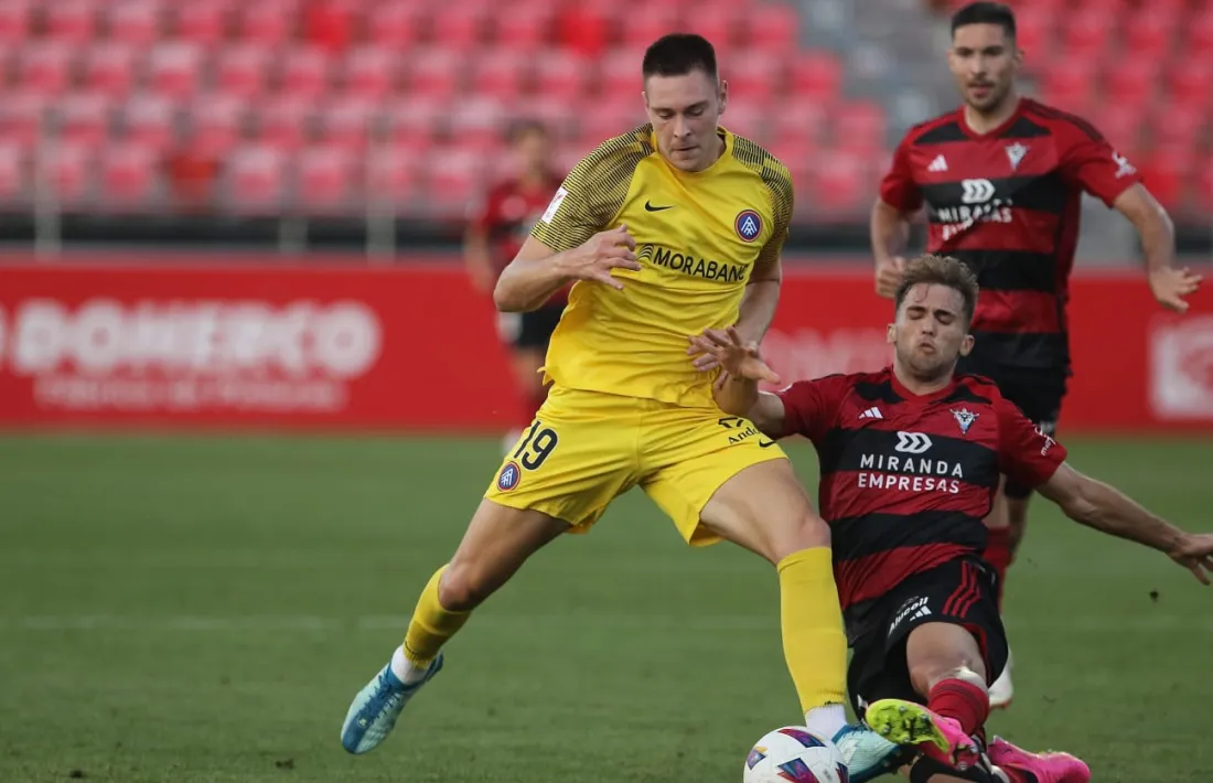 Scheidler intenta superar el seu marcador ahir al municipal d’Anduva.