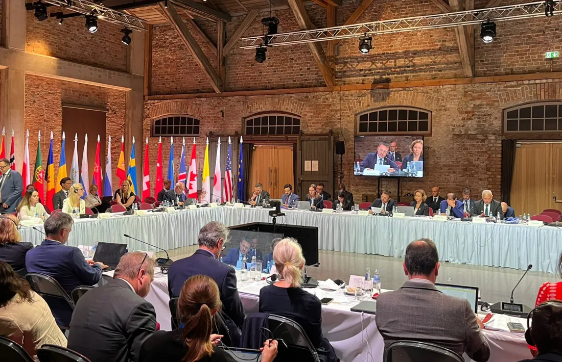 La conferència informal de ministres de Justícia del Consell d'Europa.