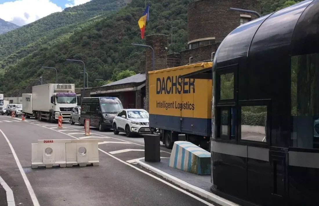 La zona duanera del riu Runer.