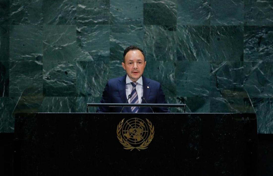 Espot intervenint a l’ONU.