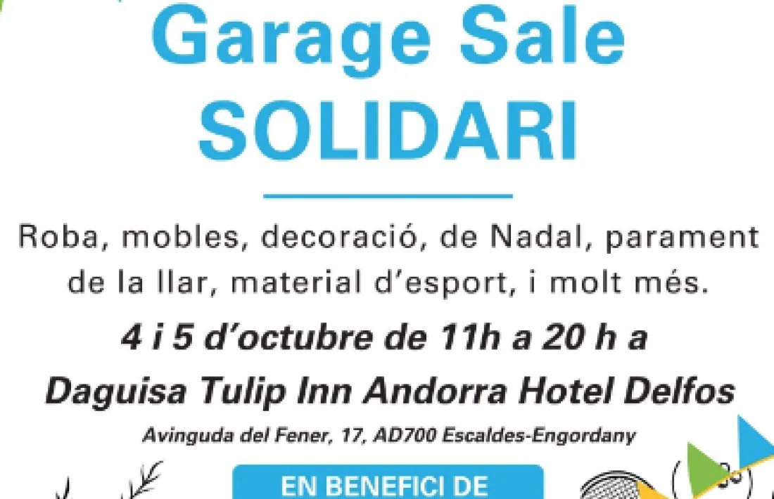 Cartell del mercat solidari.