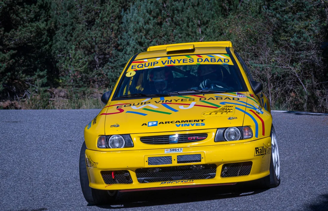 Joan Vinyes en una edició anterior del Ral·li d’Andorra.