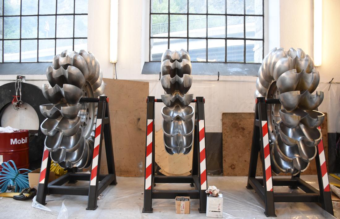 Les turbines en les quals han estat treballant aquests dies a FEDA.