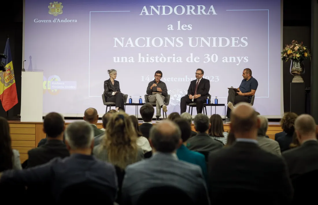 La conferència sobre l’ONU que es va fer dijous passat en un conegut hotel de la capital.