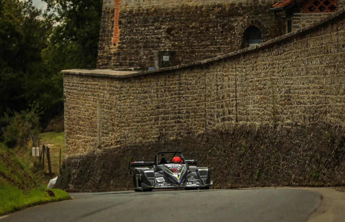 Raül Ferré, a l’última prova del calendari del Campionat de França de Muntanya.