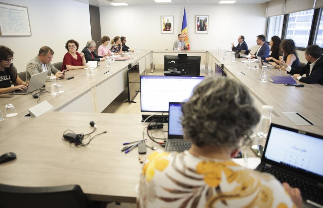 Reunió pel pacte d’Estat per a les negociacions amb la UE celebrada l’1 d’agost passat.