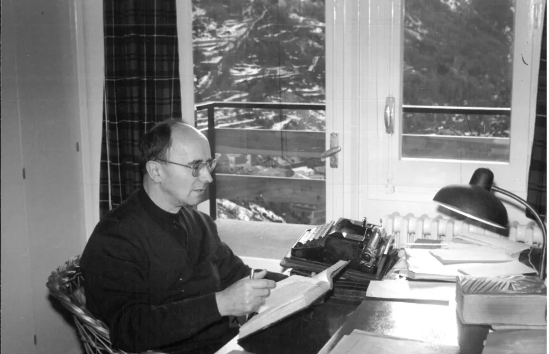  Cebrià Baraut i Obiols, durant les seves estades de recerca històrica a Andorra.