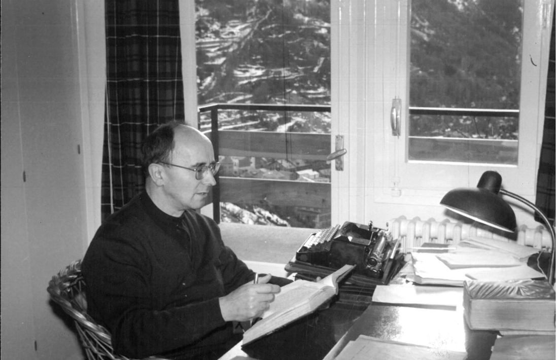  Cebrià Baraut i Obiols, durant les seves estades de recerca històrica a Andorra.