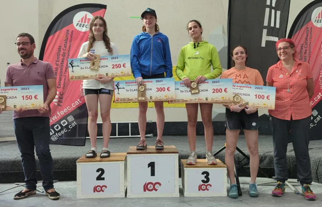 Laia Taulats, al segon lloc del podi.