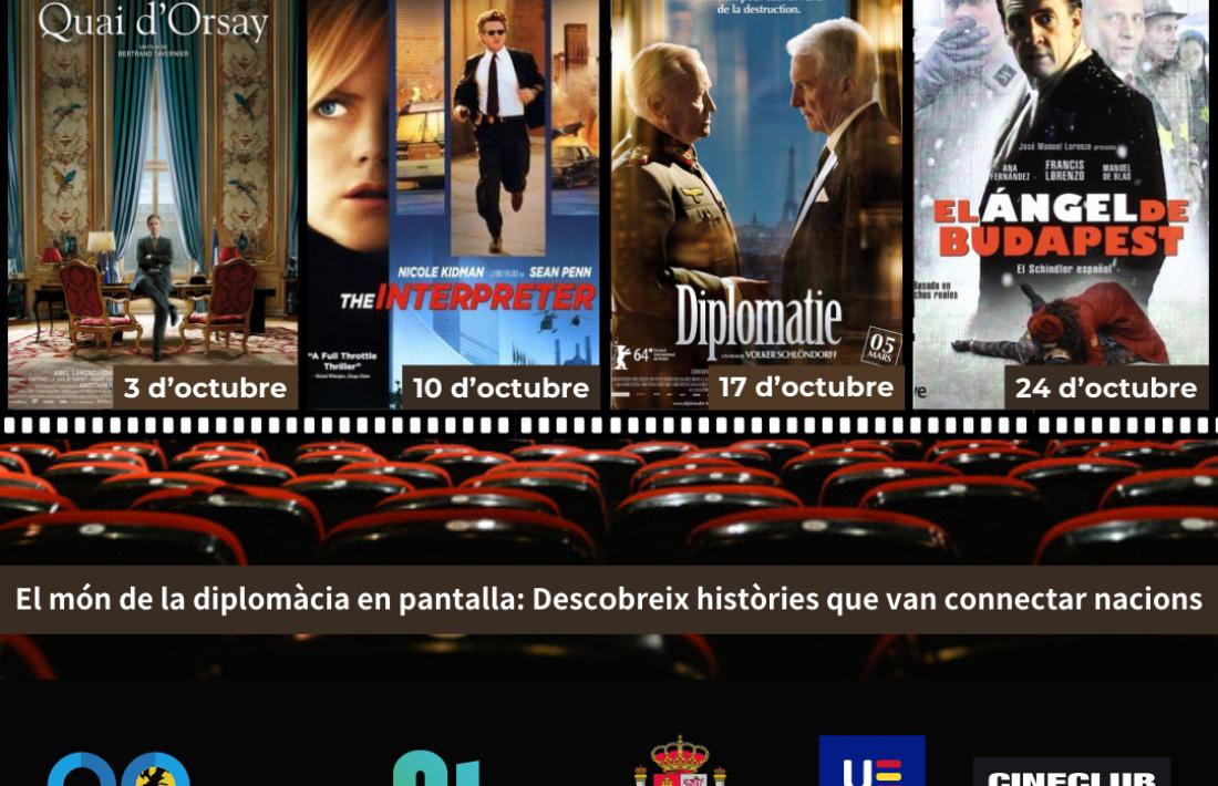 El cartell amb les pel·lícules que es projectaran en el cicle.