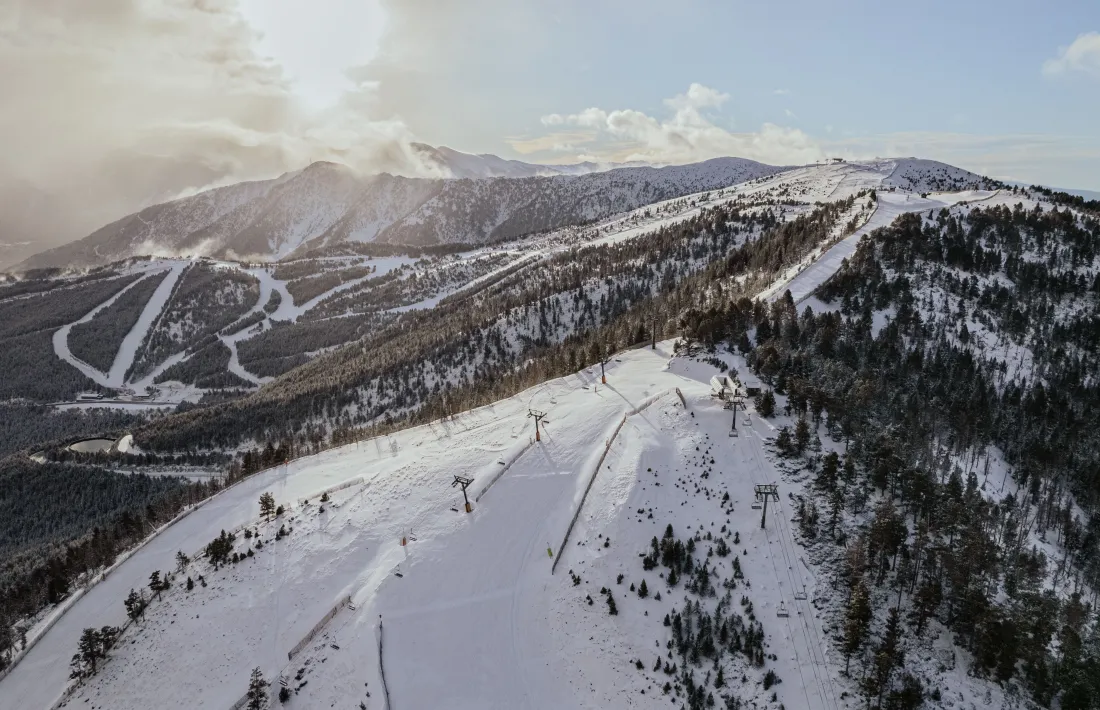 L'estació de Pal Arinsal.
