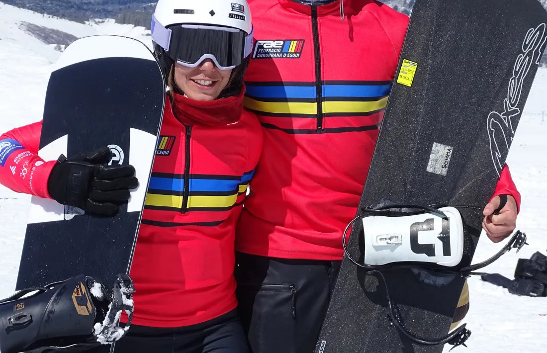 Maeva Estevez i Mario da Cruz es troben d’estada a Corralco (Xile).