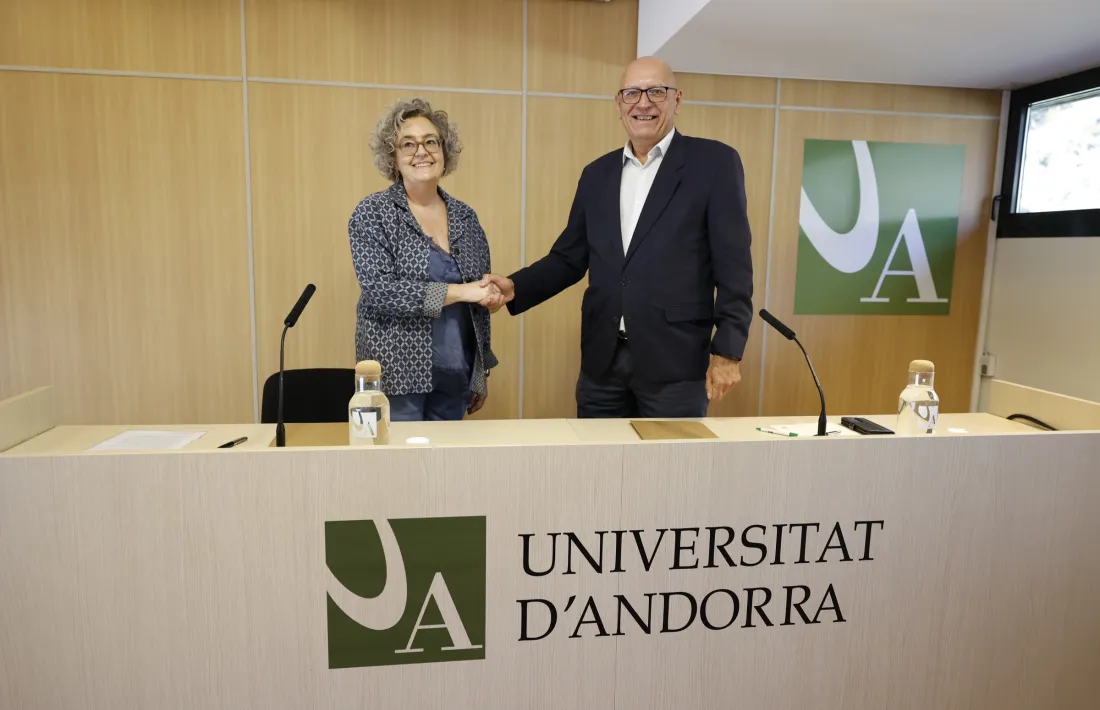 Ronchera i Nicolau han presentat aquest matí el conveni de col·laboració.