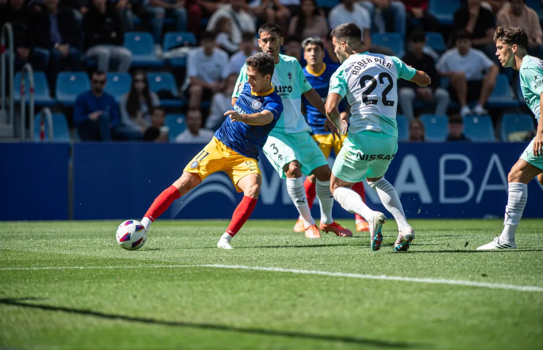 Álvaro Martín, contra l’Sporting.