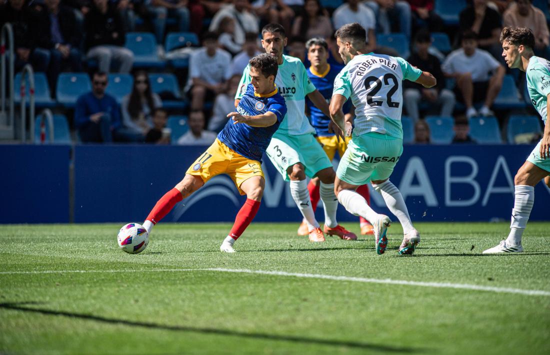 Álvaro Martín, contra l’Sporting.